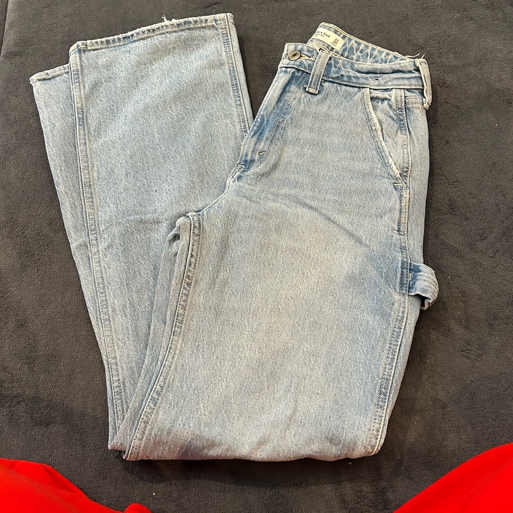 Abercrombie & Fitch Light Blue High Rise Women Jeans